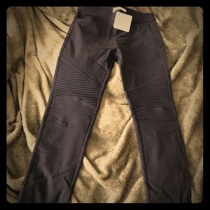 Navy Blue Moto Jeggings, NWT